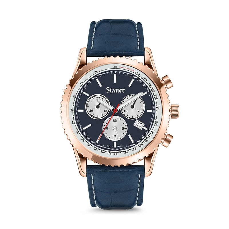 Swiss Made Navigator Chronograph (leather band)
